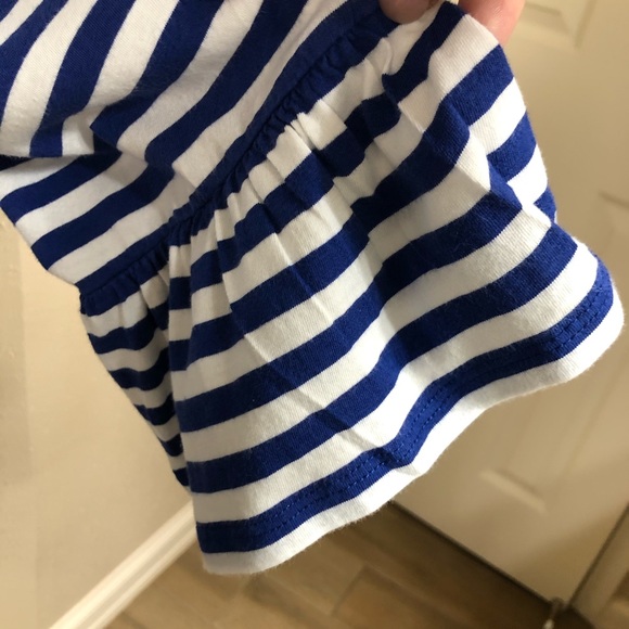 Michael Kors Blue and White Striped Blouse - Picture 2 of 4